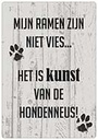 Spreukenbordje Mijn ramen