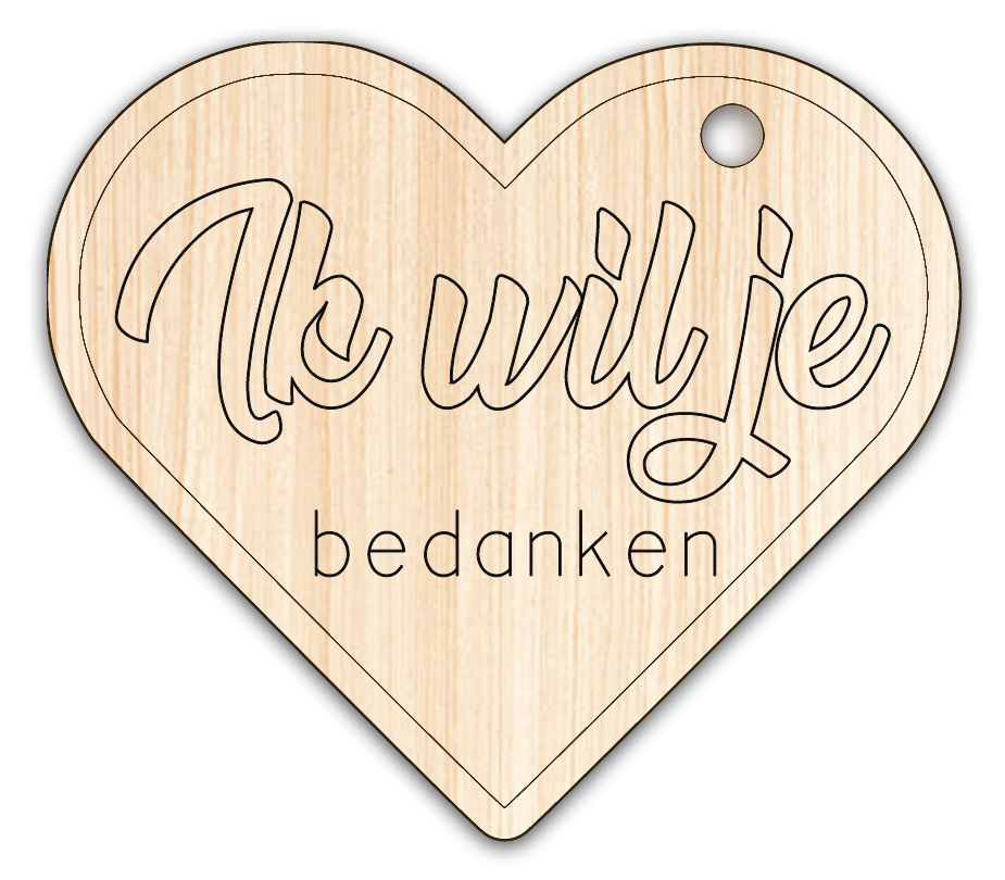 Ik wil je bedanken
