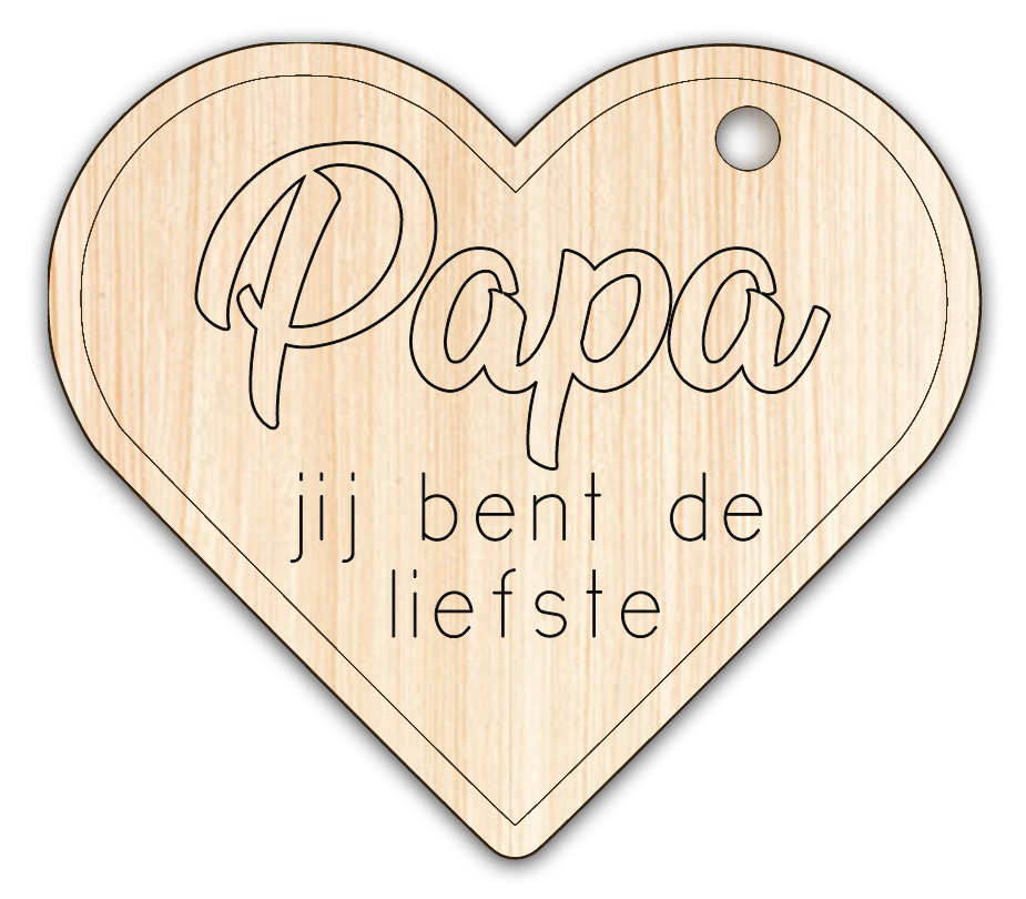 Papa jij bent de liefste