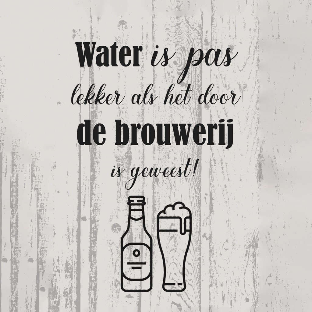 Onderzetters Water brouwerij