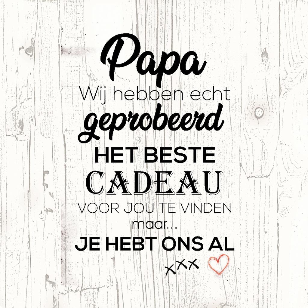 Onderzetters Papa 