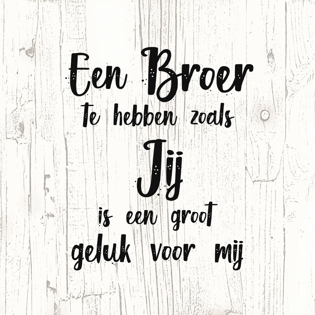 Onderzetters Broer