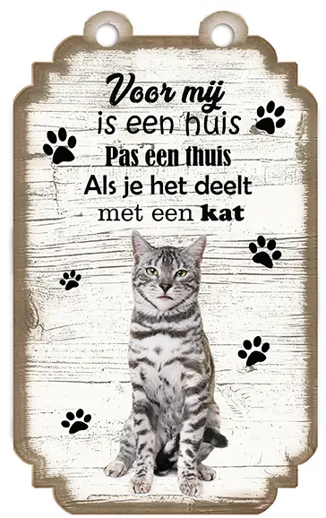 Spreukenbordje Kat 04