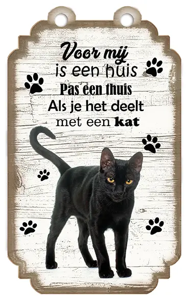 Spreukenbordje Kat 05