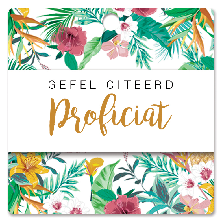 Gefeliciteerd proficiat