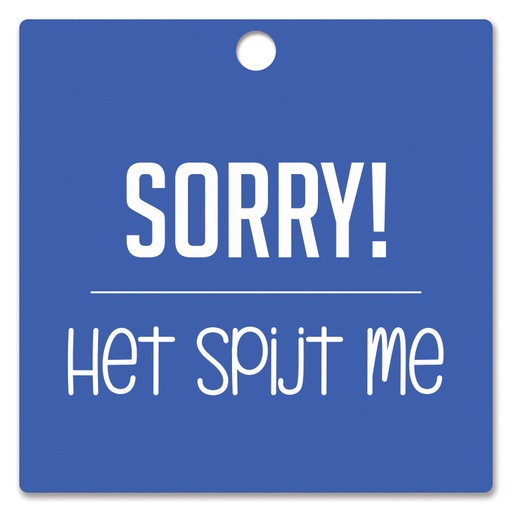 [HBK-106] Sorry! Het Spijt Me