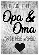 [P-033] Spreukenbordje Jullie zijn de liefste