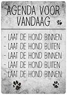 [P-043] Spreukenbordje Agenda Hond