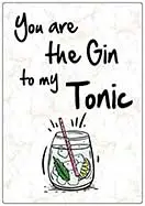 [P-053] Spreukenbordje You are the gin