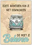 [P-057] Spreukenbordje  Echte avonturen