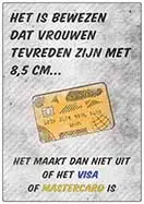 [P-060] Spreukenbordje Het is bewezen dat vrouwen 