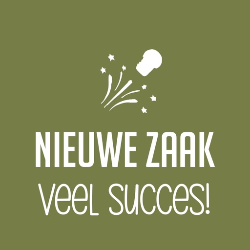 [HBK-113] Nieuwe zaak, veel succes!