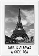 [P-080] Spreukenbordje Paris