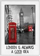 [P-081] Spreukenbordje Londen