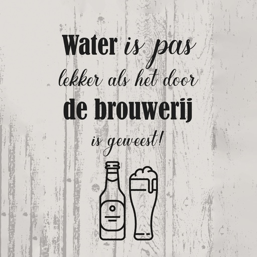 [OND-P-007] Onderzetters Water brouwerij