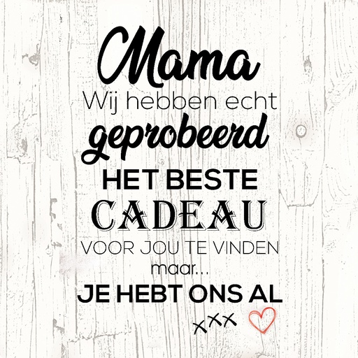 [OND-P-016] Onderzetters Mama