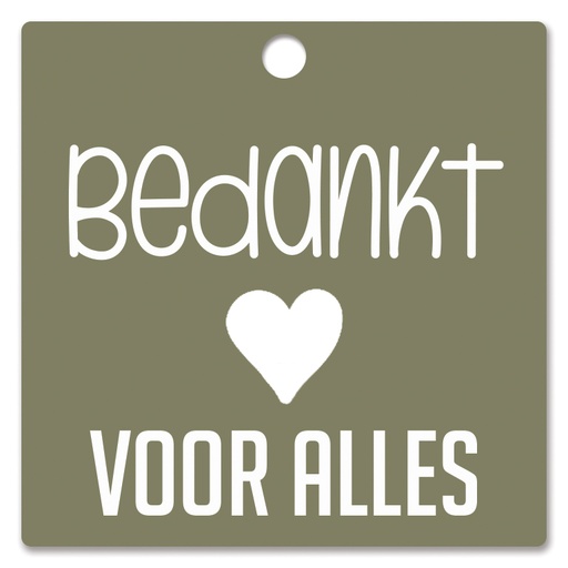 [HBK-121] Bedankt voor alles