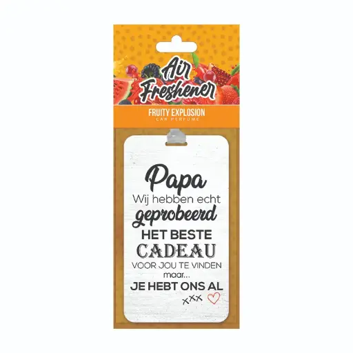[GEUR-001] Geurverfrisser Papa We hebben 
